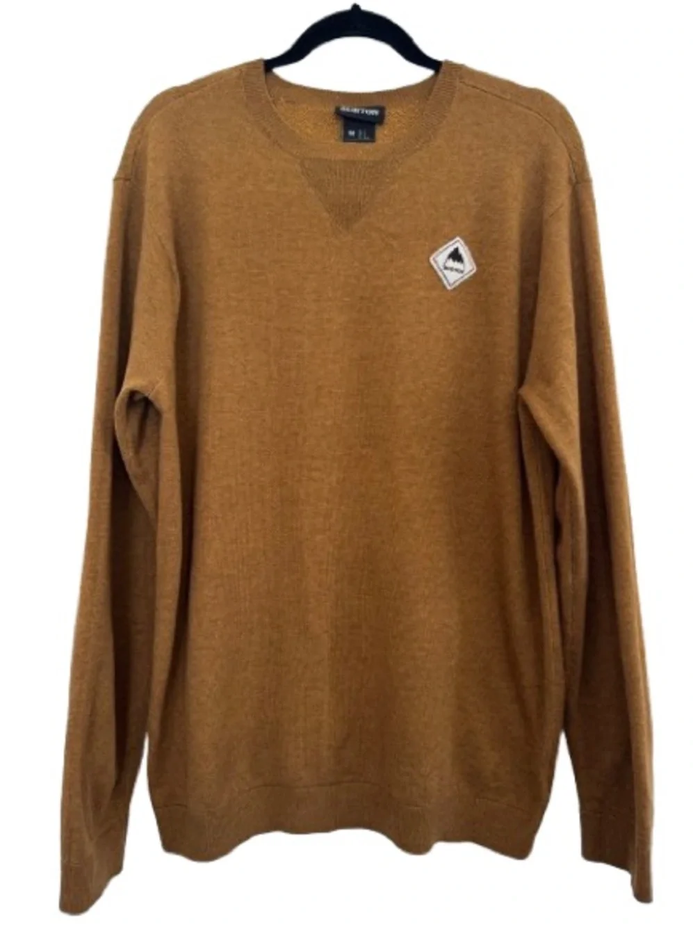 Burton Wild Country Sweater Wool Blend Pullover Crewneck Cozy Fall Winter